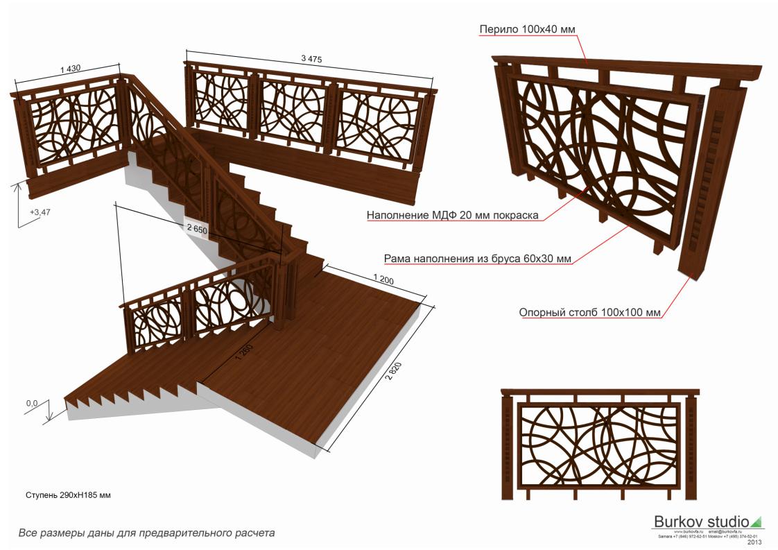 дизайн-проект лестницы