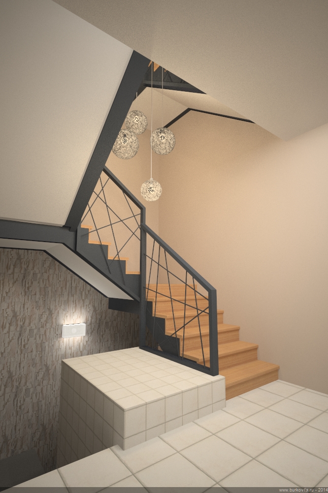 Дизайн лестницы 1 этаж