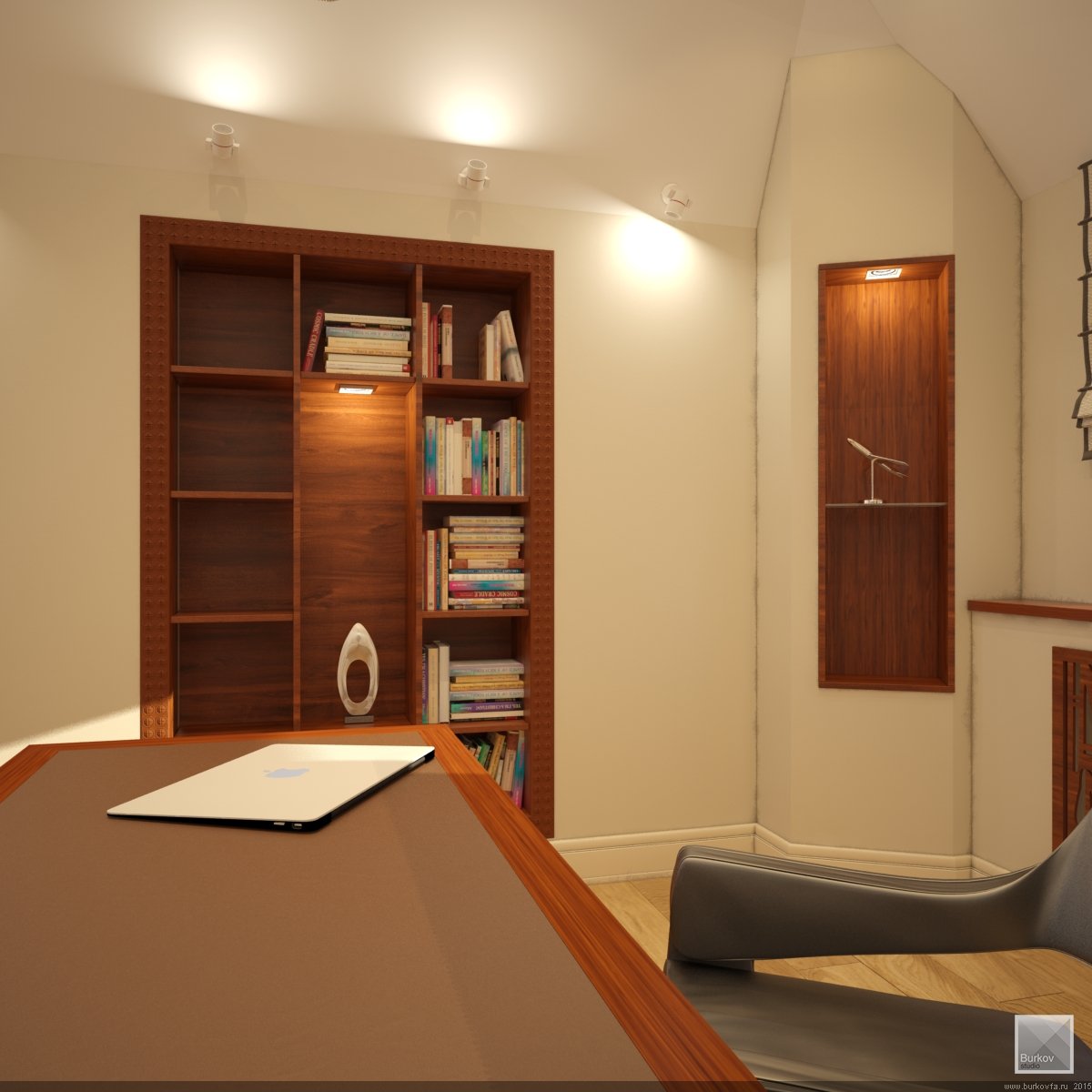 кабинет дизайн интерьера в частном доме