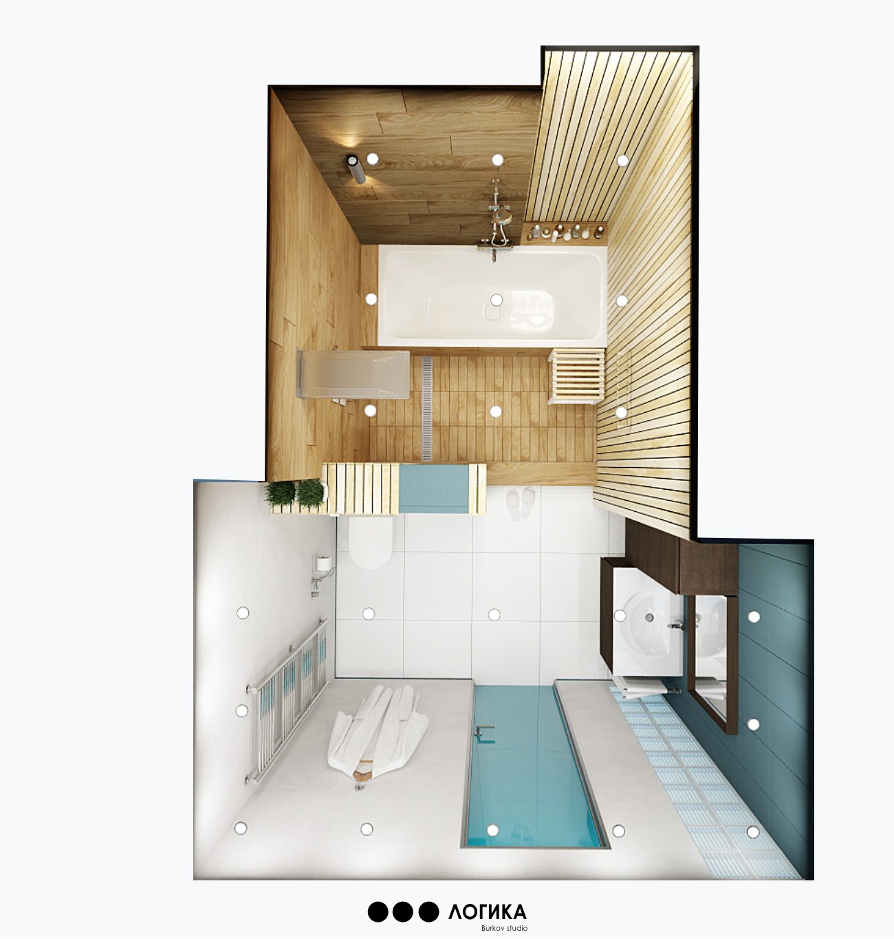 ванная комната дизайн-проект